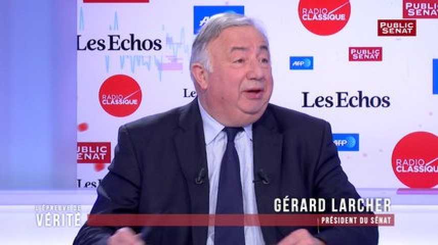Illustration pour la vidéo « Je suis sans réserve aux côtés de François Fillon », estime Gérard Larcher