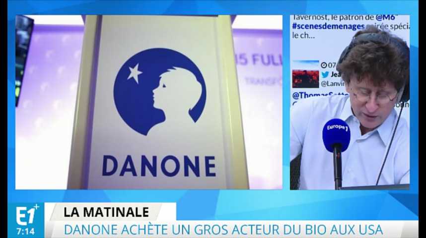 Illustration pour la vidéo Danone achète un gros acteur du bio aux Etats-Unis