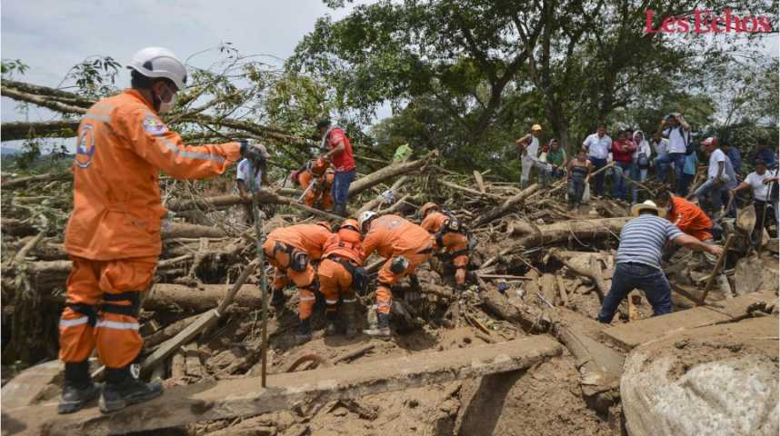 Illustration pour la vidéo 254 morts suite à une coulée de boue en Colombie
