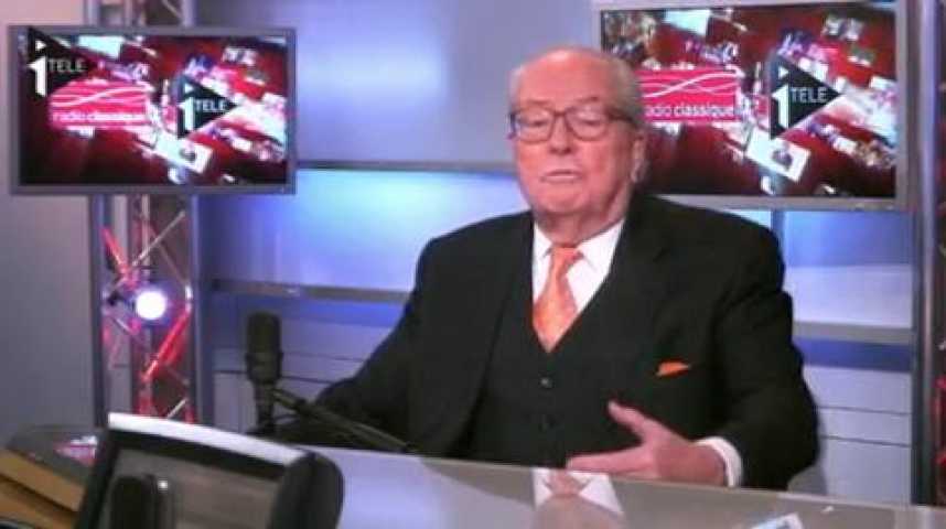 Illustration pour la vidéo Jean-Marie Le Pen était le 1er invité de Guillaume Durand et Michaël Darmon
