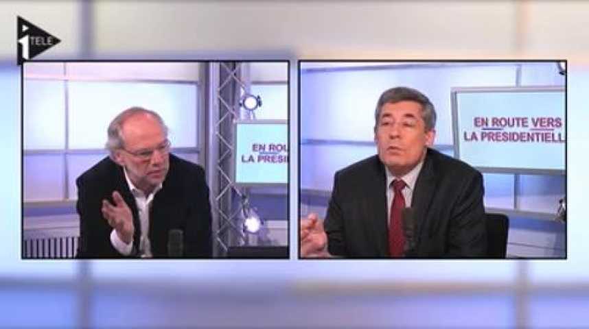 Illustration pour la vidéo Duel Henri Gaino et Laurent Joffrin animé par Guillaume Durand