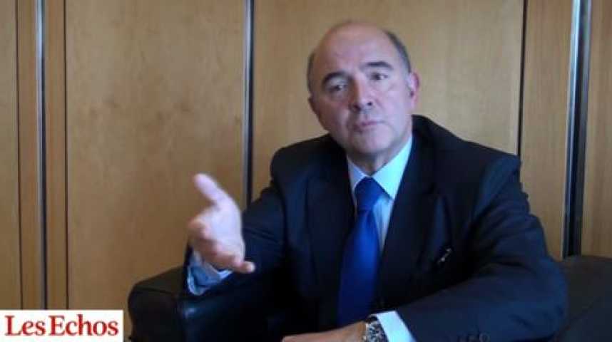 Illustration pour la vidéo Entreprises : Pierre Moscovici appelle "à la paix des braves"
