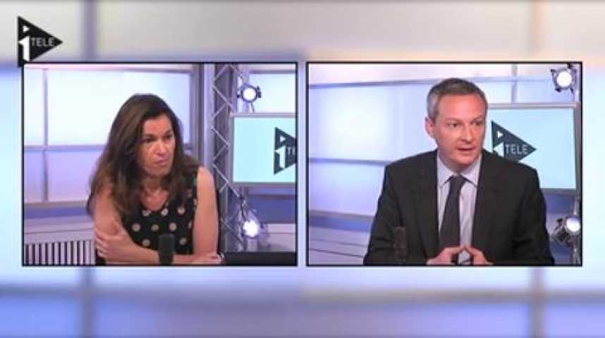 Illustration pour la vidéo Duel Aurélie Filippetti et Bruno Le Maire animé par Jean-Jérôme Bertolus