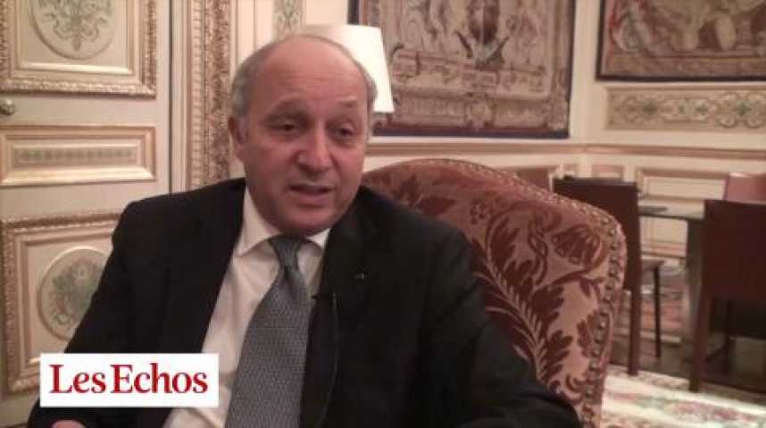 Illustration pour la vidéo Laurent Fabius : "Compétitivité, attractivité et sobriété : les trois côtés du triangle du redressement"