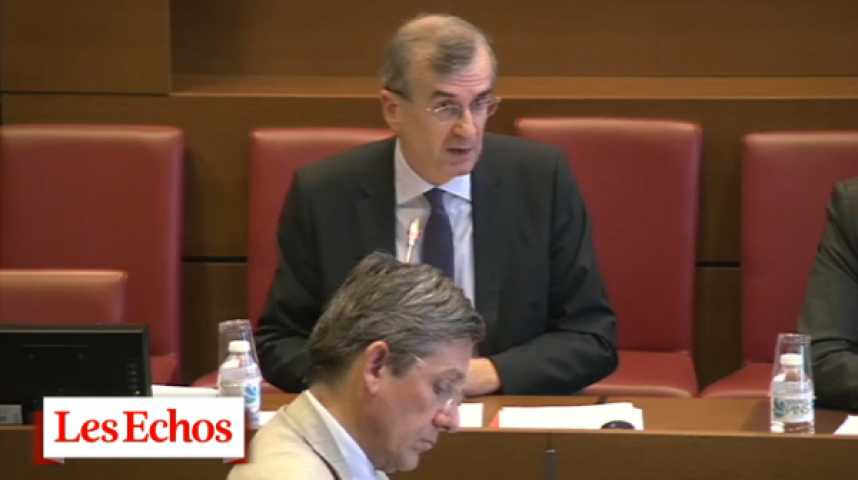 Illustration pour la vidéo Villeroy de Galhau passe son grand oral pour la Banque de France