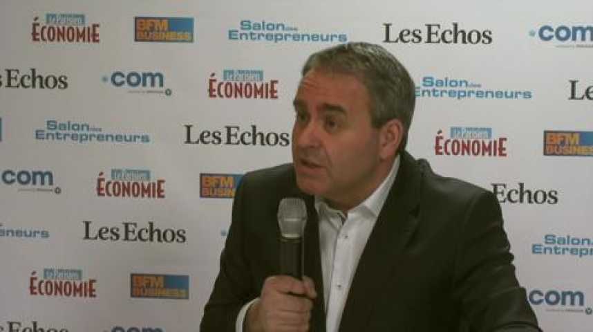 Illustration pour la vidéo Xavier Bertrand : Des politiques sur le terrain des entrepreneurs