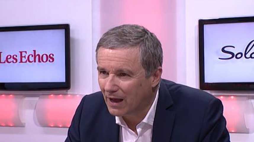 Illustration pour la vidéo Nicolas Dupont-Aignant, sur la Grèce : "François Hollande a été inexistant"