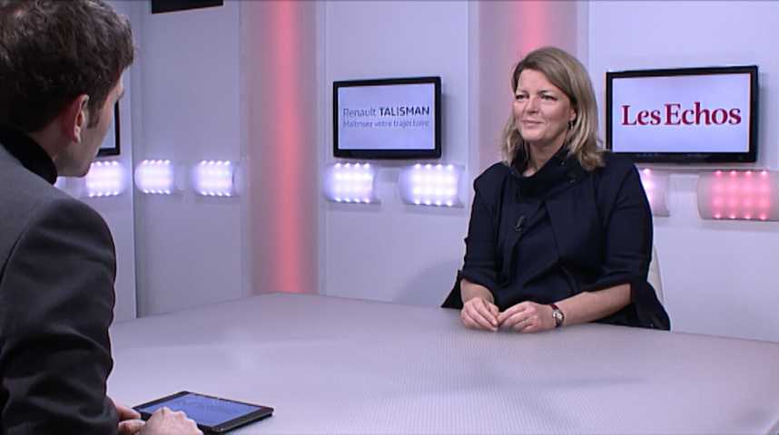Illustration pour la vidéo Marie-Anne Barbat-Layani (FBF): "Ce ne sont pas les banques en tant que telles qui sont chahutées"