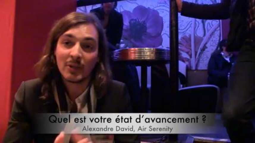 Illustration pour la vidéo Alexandre David, Air Serenity, lauréat Moovjee, « Prix Espoir »