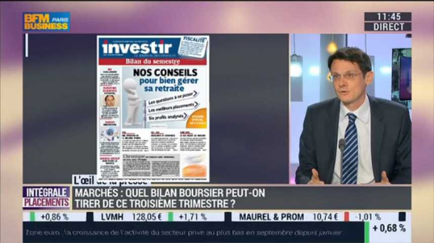 Illustration pour la vidéo Bourse : Bilan du 3eme trimestre et perspectives.