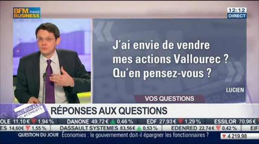 Illustration pour la vidéo Bouygues, Vallourec, Chine, Ipsos