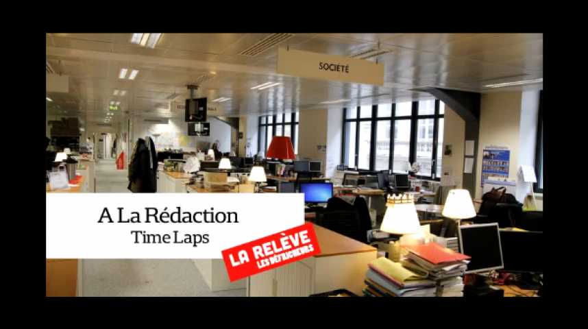 Illustration pour la vidéo La Relève à la rédaction : la journée en accéléré