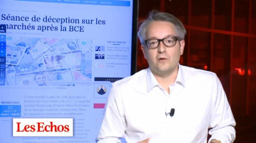 Illustration pour la vidéo BCE : Mario Draghi sème le doute
