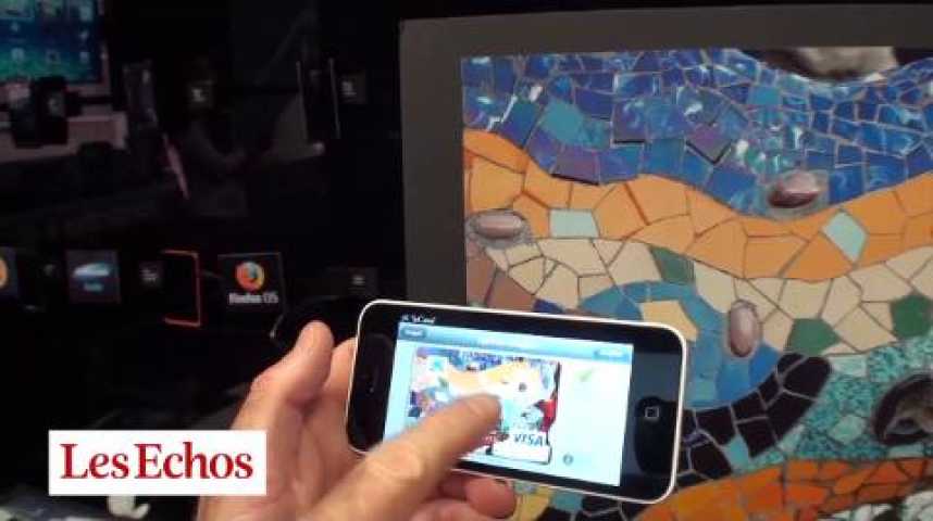 Illustration pour la vidéo Caixa : personnaliser sa CB via son smartphone