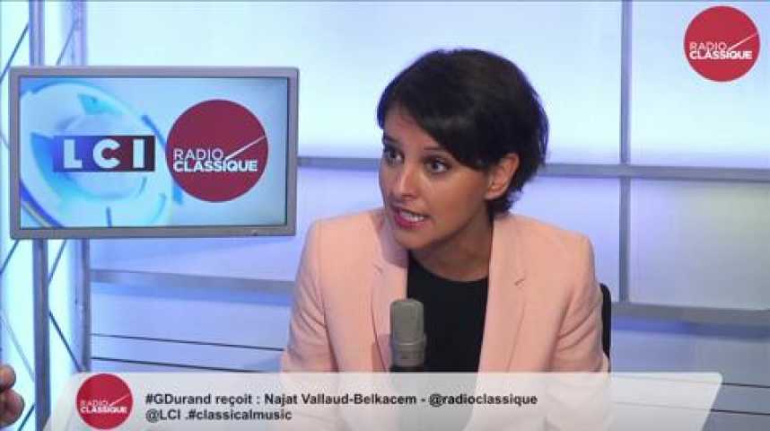 Illustration pour la vidéo Najat Vallaud-Belkacem: "Je porterai la Réforme du collège de toutes mes forces."