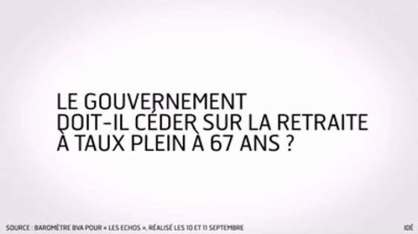 Illustration pour la vidéo L'infographie du jour : les Français et leur retraite