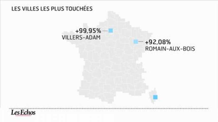 Illustration pour la vidéo L'infographie du jour : Flambée de la taxe foncière depuis 5 ans