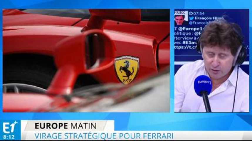 Illustration pour la vidéo Le luxe Ferrari entre à Wall Street
