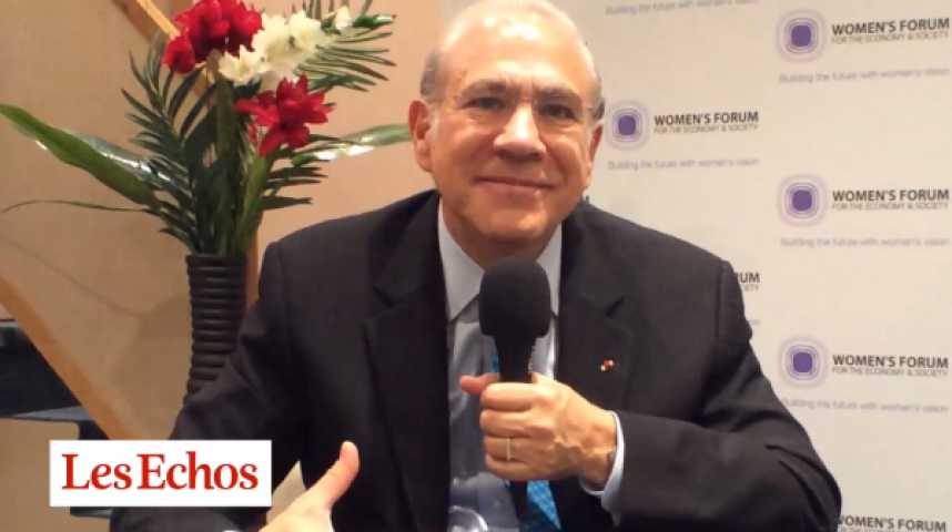 Illustration pour la vidéo A. Gurrìa (OCDE) : "Il faut légiférer pour la parité, mais c'est insuffisant"