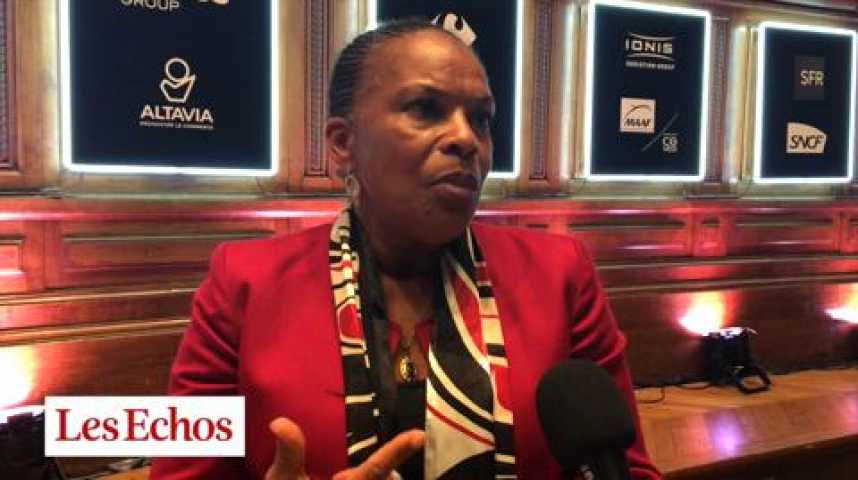 Illustration pour la vidéo C. Taubira : "Ce qu'il manque à la France, c'est une parole d'entraînement"