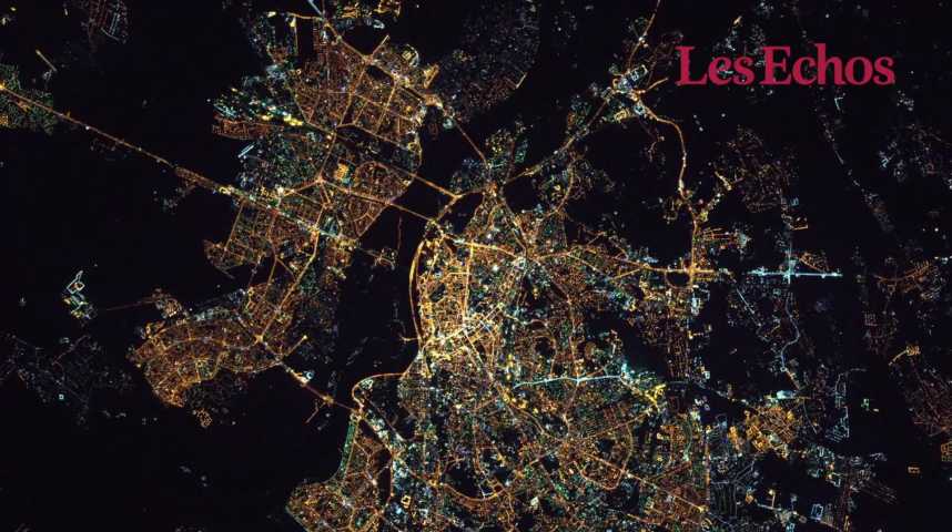 Illustration pour la vidéo  Les plus belles photos de villes par Thomas Pesquet dans l'espace