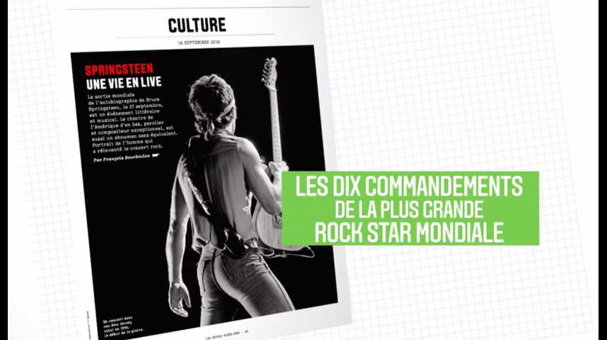 Illustration pour la vidéo Les Echos Week-End : Springsteen, une vie en live 