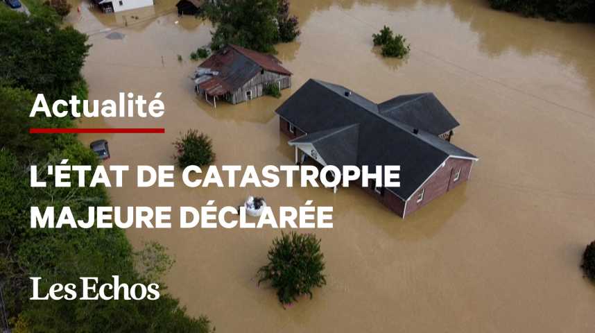 Illustration pour la vidéo Aux Etats-Unis, 26 morts dans des inondations dans le Kentucky