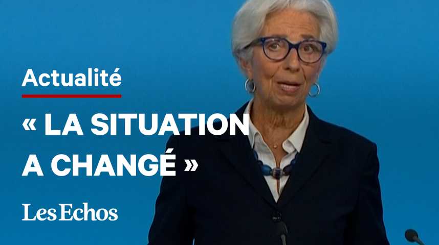 Illustration pour la vidéo Inflation : la BCE ouvre la porte à un resserrement des taux