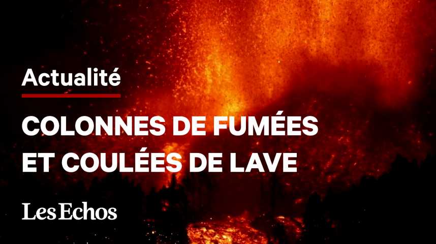 Illustration pour la vidéo Les images impressionnantes de l’éruption d’un volcan aux Canaries