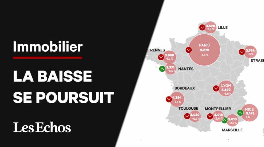 Illustration pour la vidéo Où en est le marché de l'immobilier en France ?