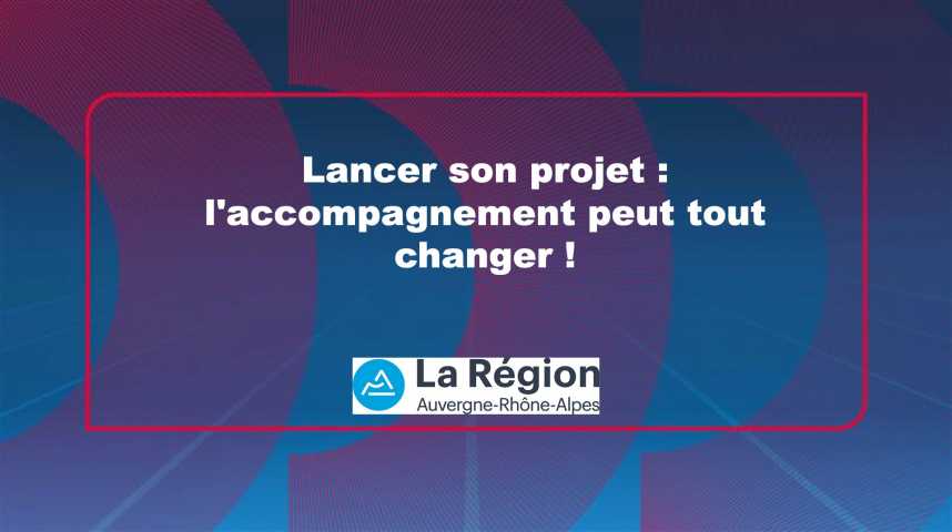 Illustration pour la vidéo Lancer son projet : l'accompagnement peut tout changer !