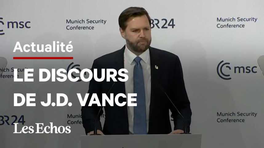 Illustration pour la vidéo J.D. Vance : l'Europe doit « renforcer » sa défense
