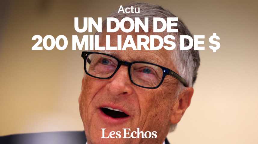 Illustration pour la vidéo Bill Gates veut léguer 99% de sa fortune à sa fondation