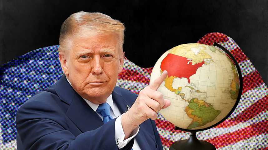 Illustration pour la vidéo La carte que Trump a dans la tête 