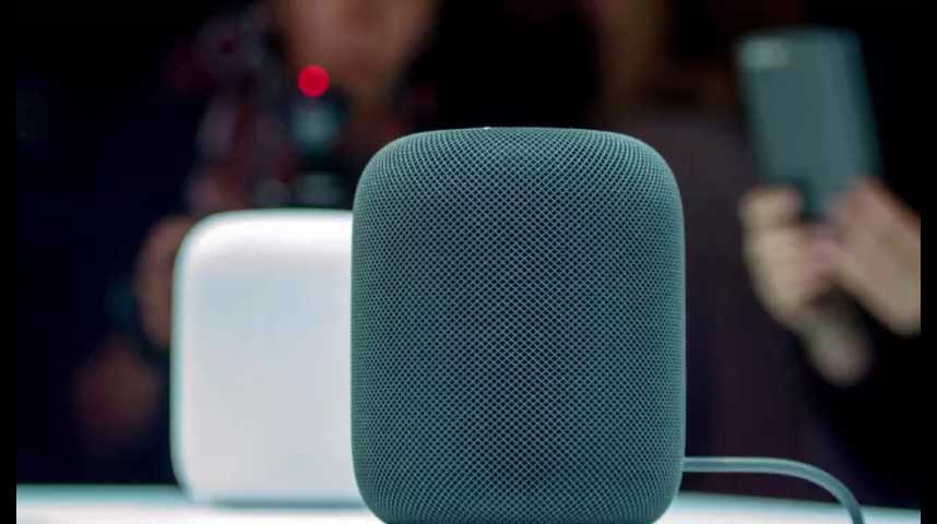Illustration pour la vidéo Avec HomePod, Apple affronte Amazon dans les enceintes connectées