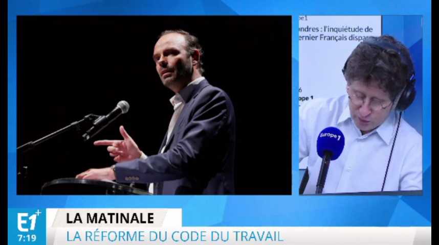 Illustration pour la vidéo Réformes sociales : la méthode Macron-Philippe à l'opposé de celle de Hollande-Valls