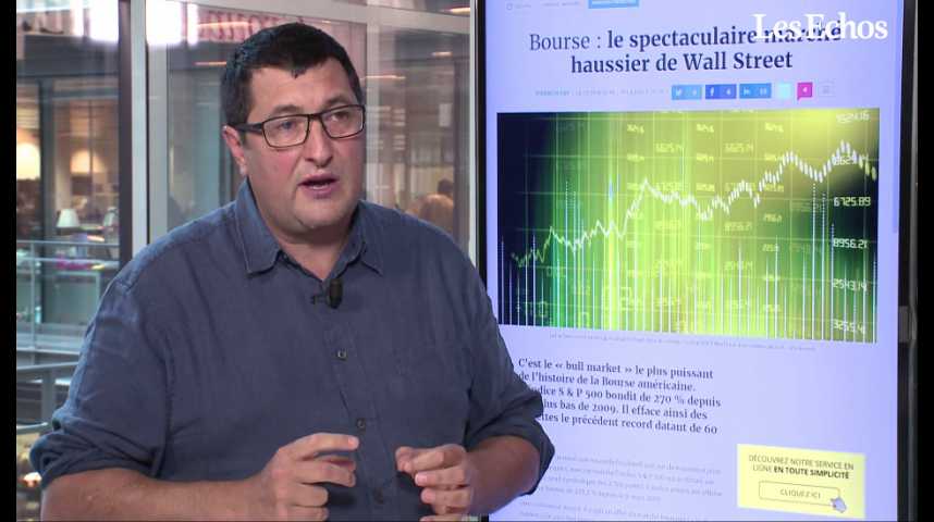 Illustration pour la vidéo Bourse : pourquoi le "bull market" règne sur Wall street