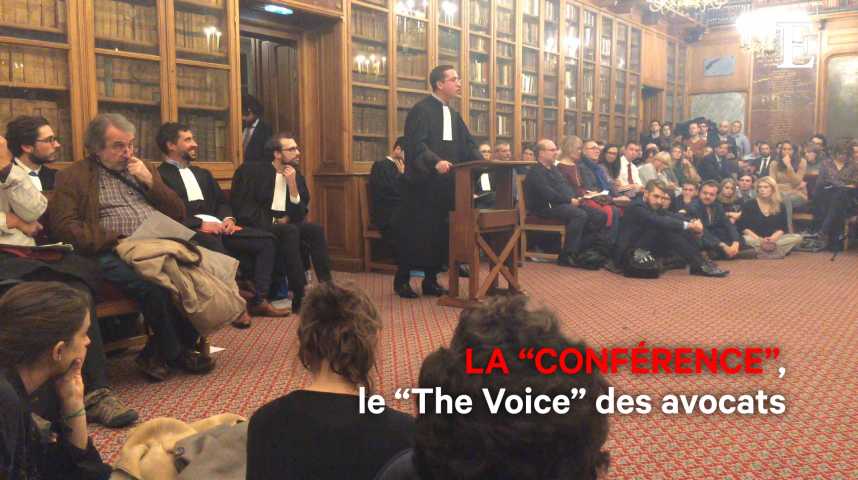 Illustration pour la vidéo La "Conférence", le "The Voice" des avocats