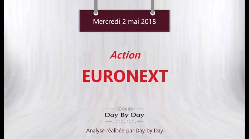 Illustration pour la vidéo Action Euronext : vers une sortie imminente du triangle - Flash analyse IG 02.05.2018