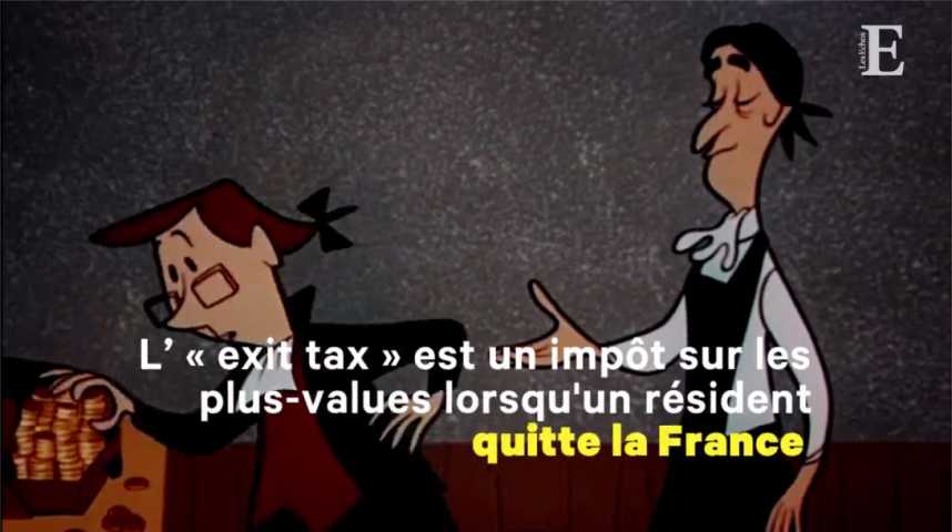 Illustration pour la vidéo  Qu’est-ce que l’« exit tax » ?