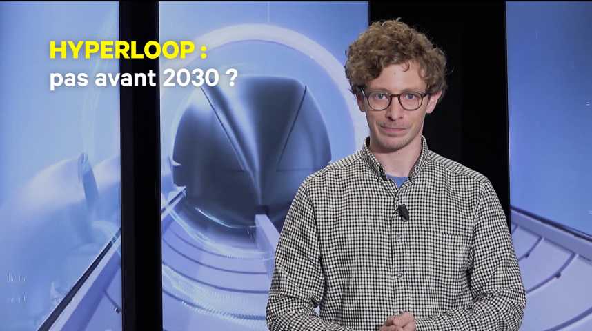 Illustration pour la vidéo L'hyperloop, un cinquième moyen de transport (encore) hyper flou