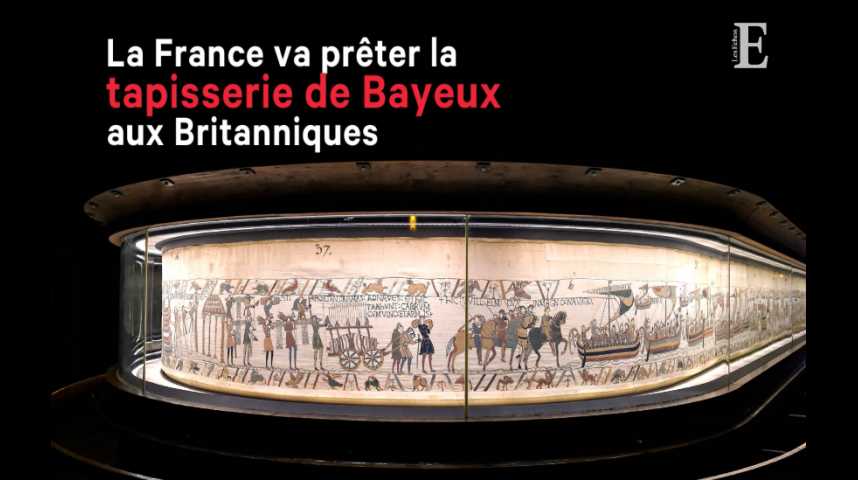 Illustration pour la vidéo La France va prêter la tapisserie de Bayeux aux Britanniques