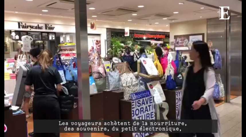 Illustration pour la vidéo Les opérateurs ferroviaires japonais sont devenus des géants du commerce