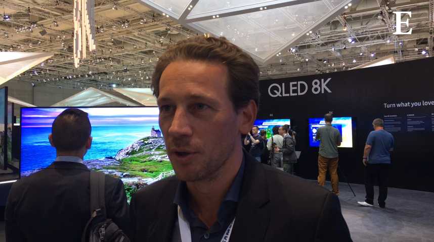 Illustration pour la vidéo Samsung lancera ses téléviseurs 8K en octobre