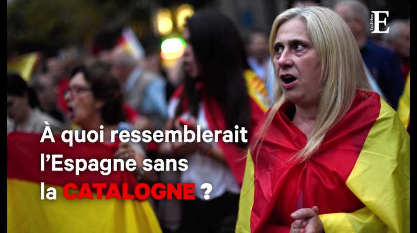 Illustration pour la vidéo A quoi ressemblerait l’Espagne sans la Catalogne ?