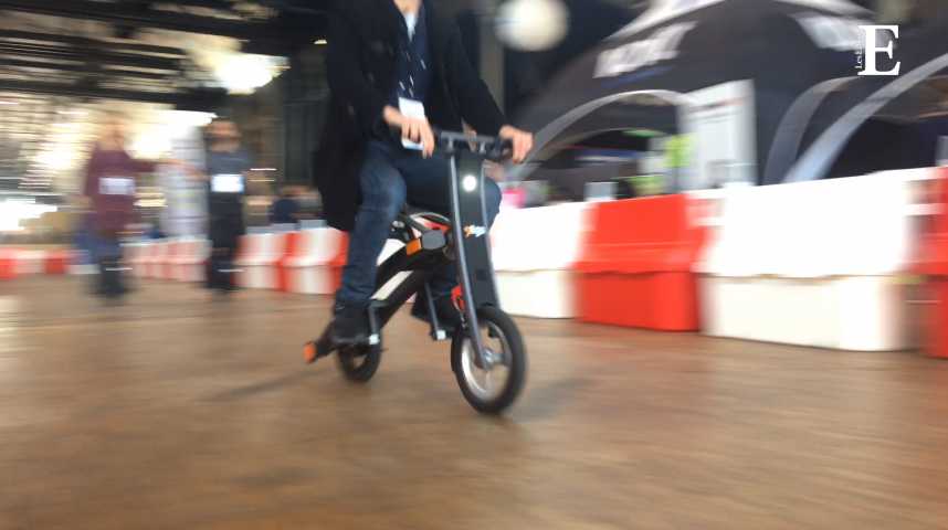 Illustration pour la vidéo Stigo, quand le scooter s'emporte partout