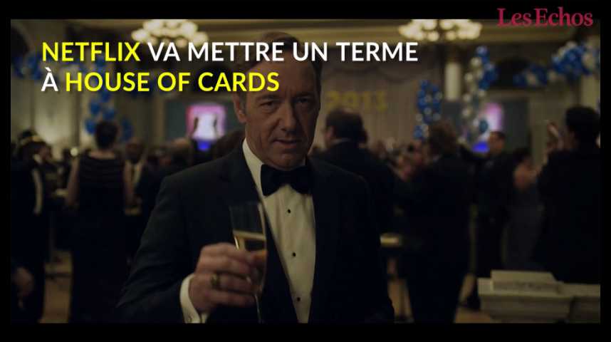 Illustration pour la vidéo Netflix va mettre fin à la série "House of Cards"