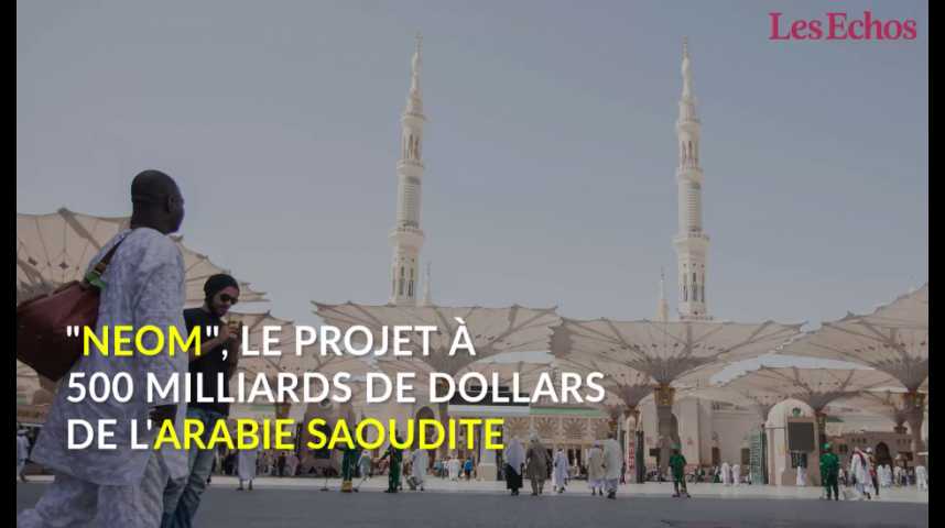 Illustration pour la vidéo "Neom", le projet à 500 milliards de dollars de l'Arabie saoudite