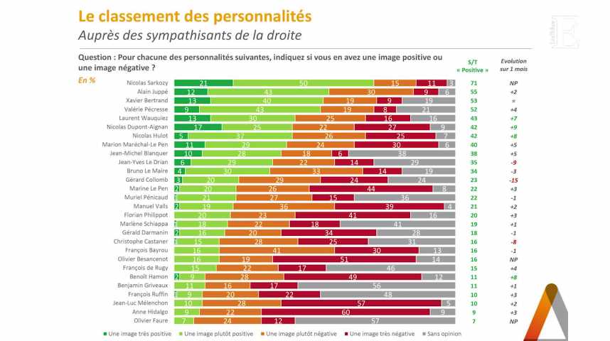 Illustration pour la vidéo Personnalités politiques : Nicolas Sarkozy, "valeur refuge" à droite