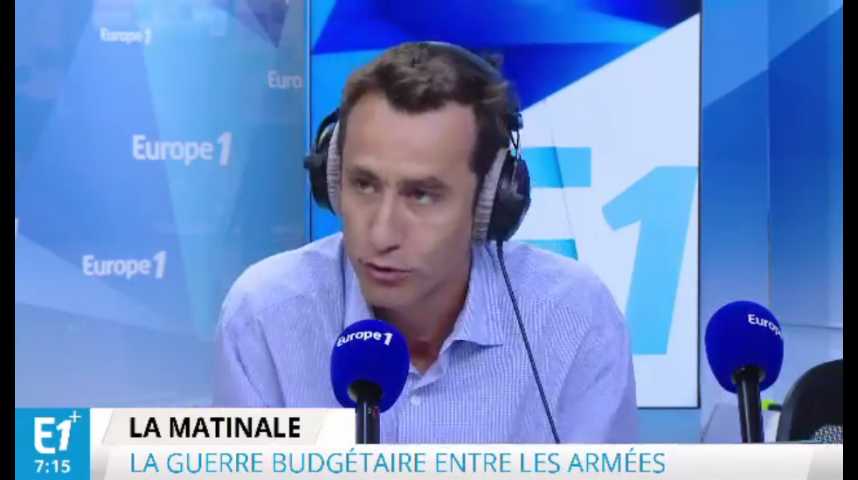 Illustration pour la vidéo Armée française : « Les militaires ne croient plus aux belles trajectoires budgétaires »